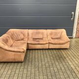De Sede Ds46 Modulair 5mm Buffel leather NECK Cognac Bruin