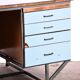 Vintage metal workbench