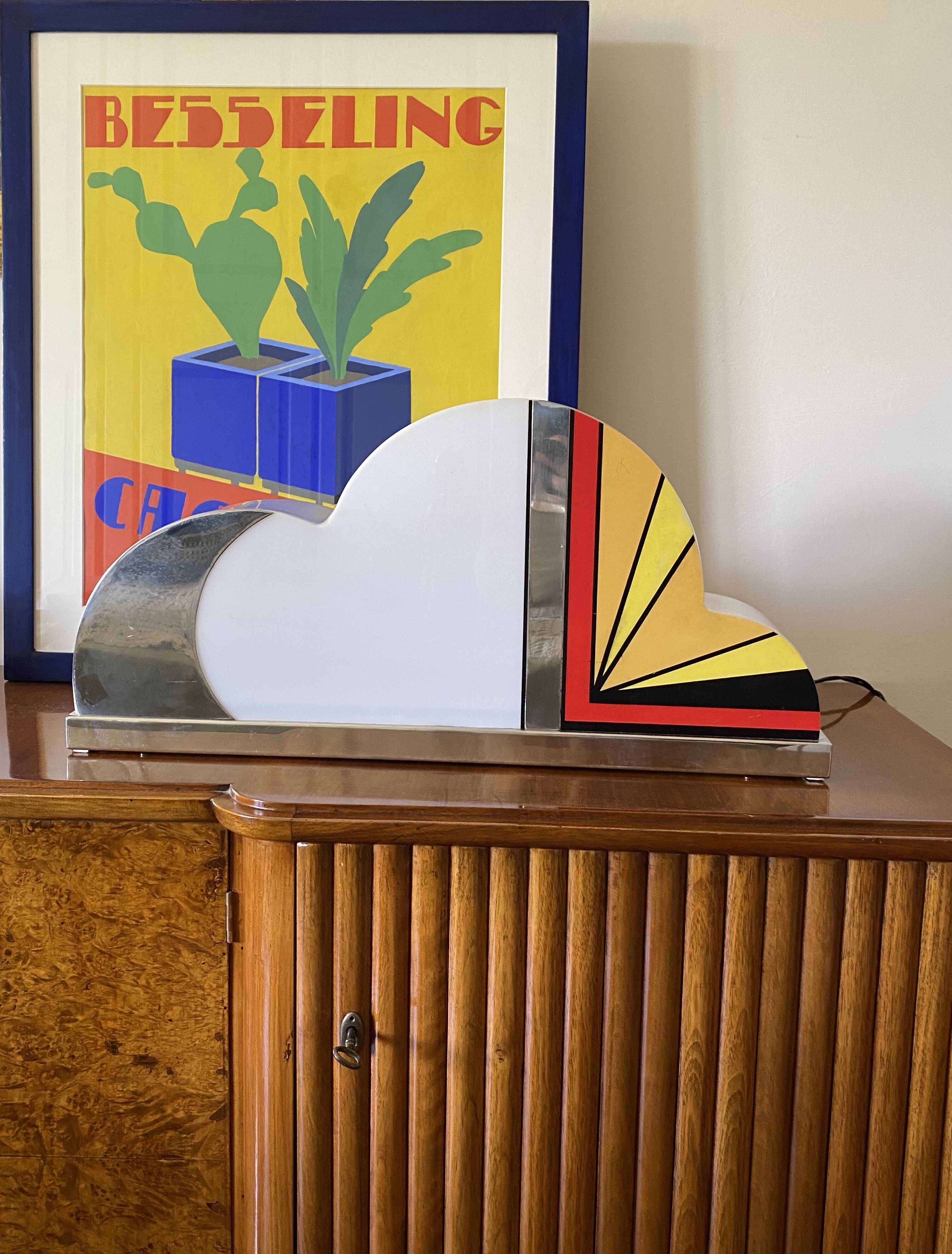 rare table lamp, Italy 1970s