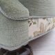 1970s, Danish relax armchair, green furniture velour, original condition.