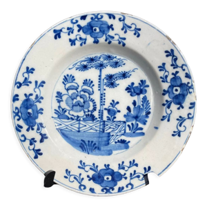 Assiette en faience de Delft XVIIIeme