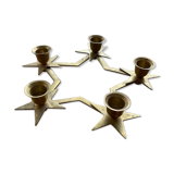 Brass star bougeoir