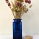 Bocal en verre bleu cobalt