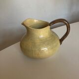 Pitcher vase glazed earth Etienne Noël Dieulefit 1950