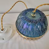 Blue glass suspension