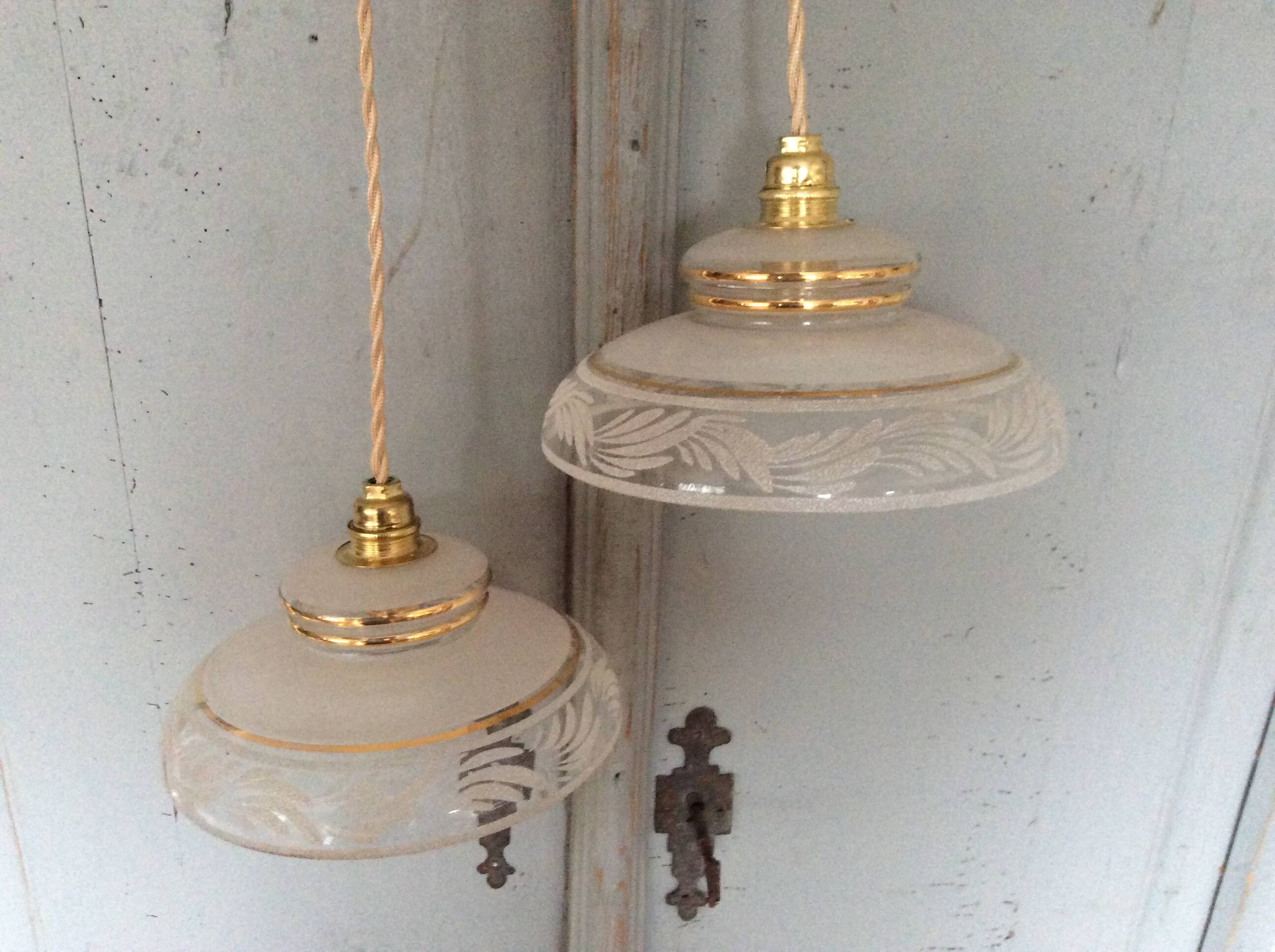 Vintage pendant lights