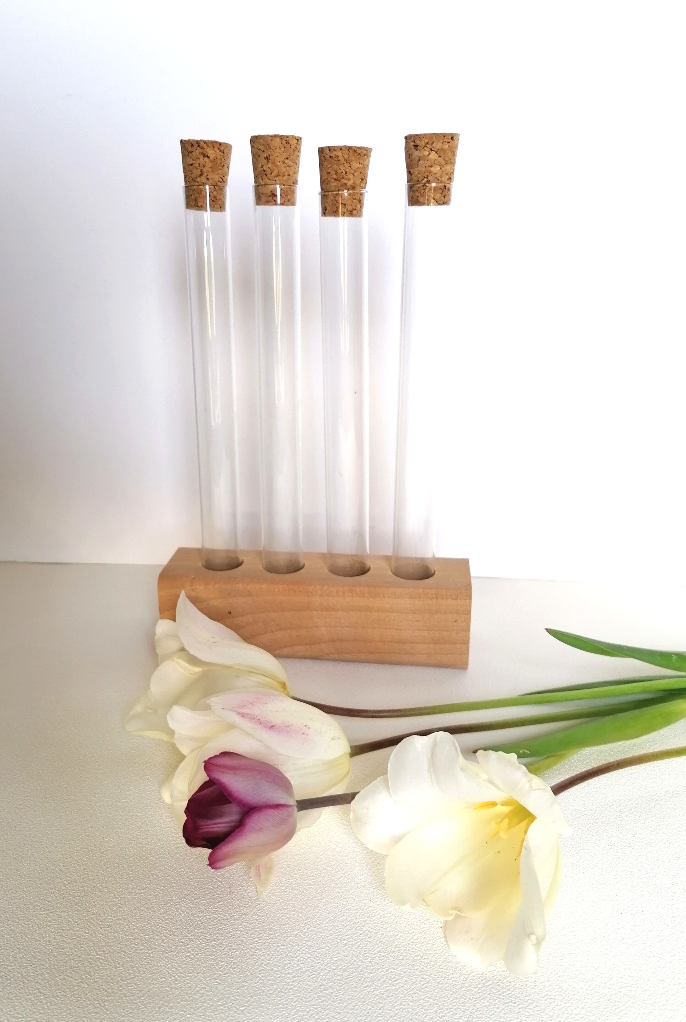Soliflore in glass tubes