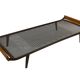 Vintage Auping Cleopatra daybed in teak metal design by Dick Cordemeyer