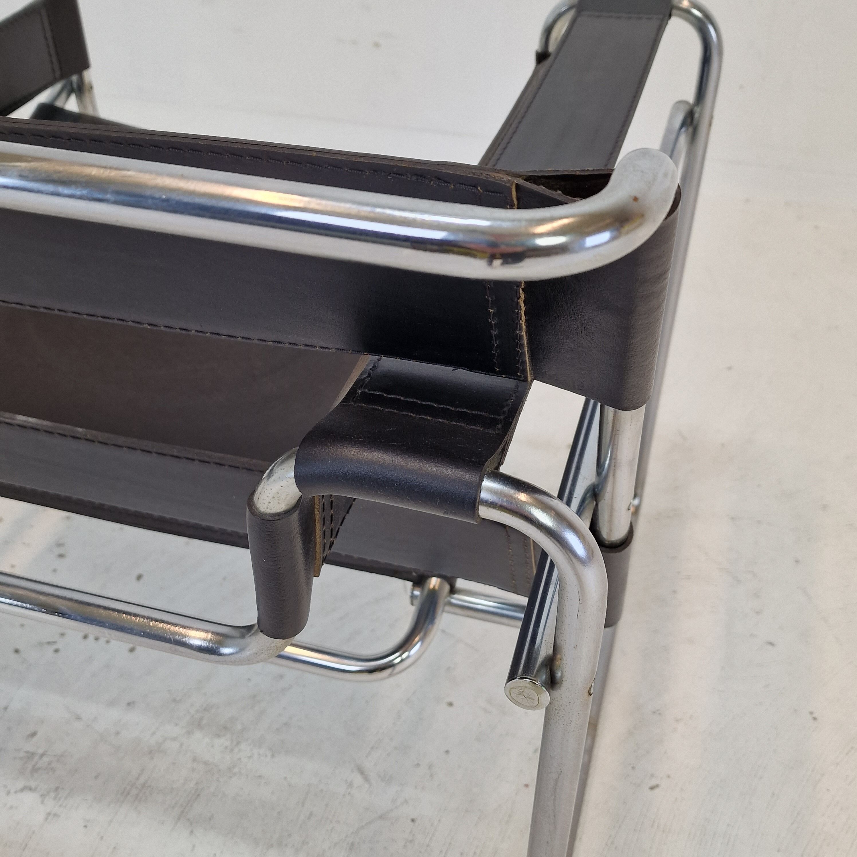Chaise Wassily par Marcel Breuer, années 1980