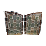 Paire de vitraux