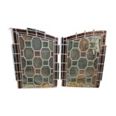 Pair of stained glass windows