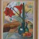 “Amaryllis and Fruit” by A. Lindblom