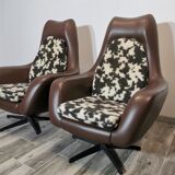 Fauteuils pivotants du milieu du siècle