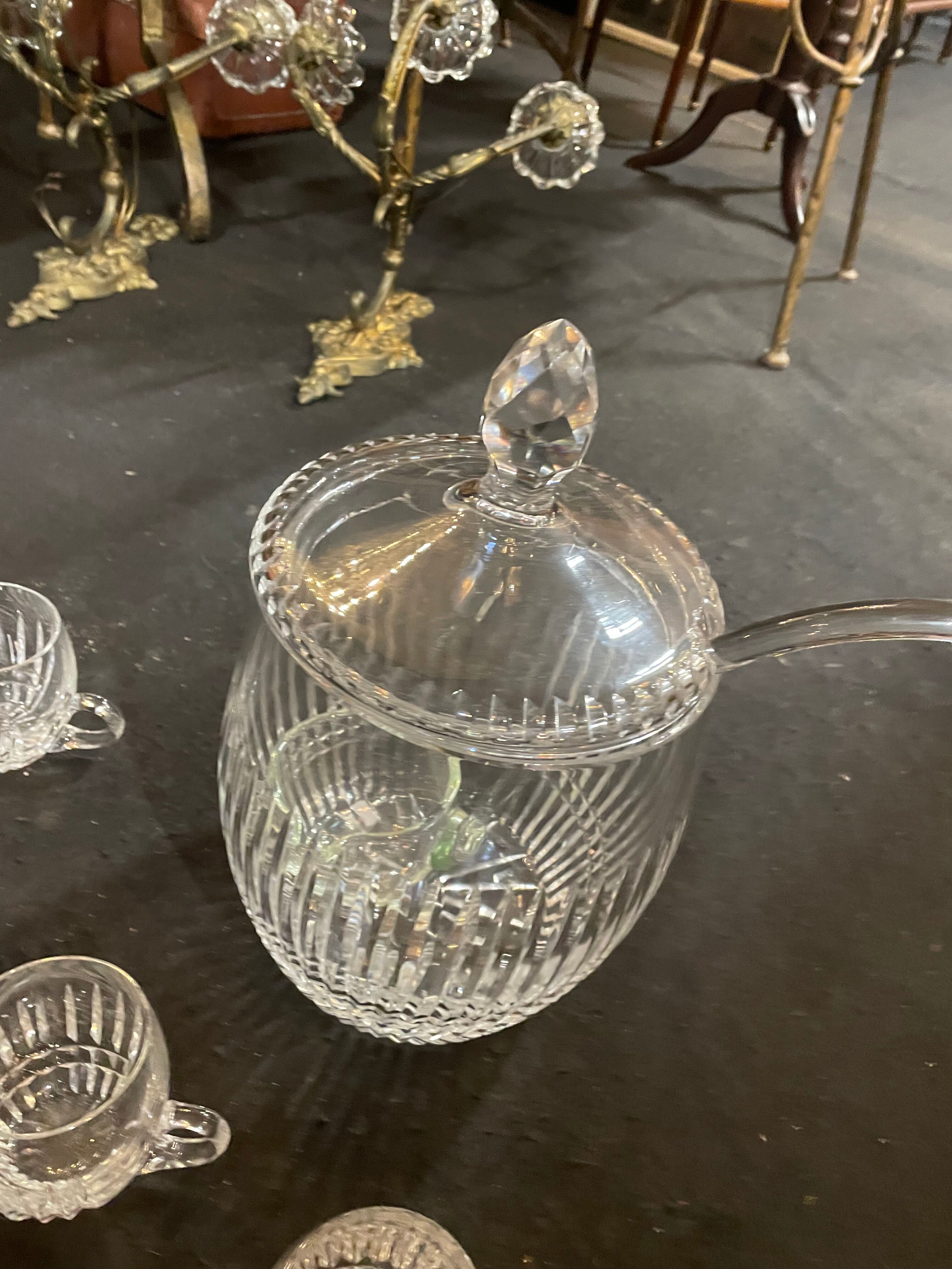 St Louis Crystal Punch Service
