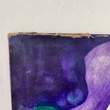 Portrait moderne de femme signé