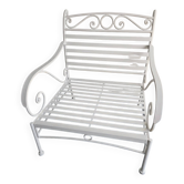 Fauteuil fer forgé robuste
