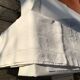 2-seater sheet embroidered FH and mestizo cream tablets