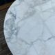 Table ovale marbre arabescato roche et bobois 1970