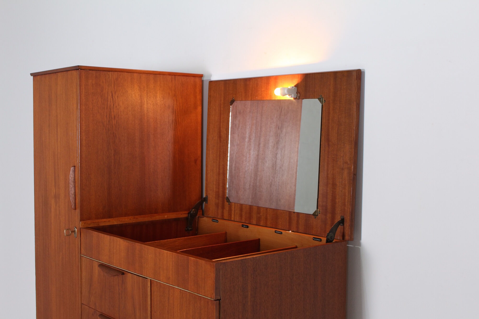 Scandinavian-style lighting closet