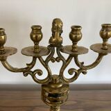 Solid bronze chandelier