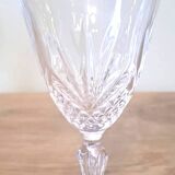6 verres à vin en cristal