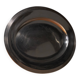 OVAL SERVING DISH, CHRISTOFLE, 1970s