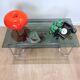 Smoked glass coffee table