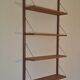Wall unit 4 shelves, Vintage Scandinavian 1960s