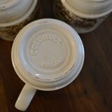 Set of 3 cups England coloroll