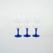 Set of three glasses, Danish design, 1970s, manufactured in Denmark