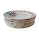 Lot of 10 plates Saint Amand model Valentin
