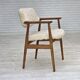 1960s, Danish design by Erik Kirkegaard, model 43, genuine sheepskin.