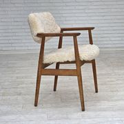 1960s, Danish design by Erik Kirkegaard, model 43, genuine sheepskin.