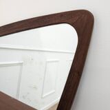 Scandinavian teak mirror