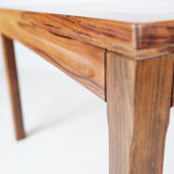 Coffee table in rosewood and with tiles of Danish design, 1960s