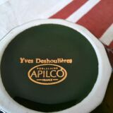 5 cups Yves Deshoulières Apilco green
