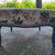 Louis XV style bergère and its footrest