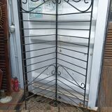 Grid pare view tutor plant holder flowers patinated metal dpm 0823444