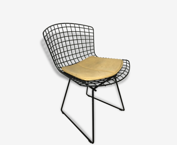 Knoll Bertoia wire side chair - Black