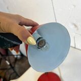 Ensemble de 2 lampes de table / veilleuses rouges vintage
