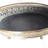 Yellow copper oval planter