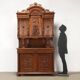 Antique neo-Renaissance oak buffet, France, 19th century.