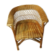 Fauteuil en rotin vintage