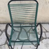Paire de fauteuils scoubidou
