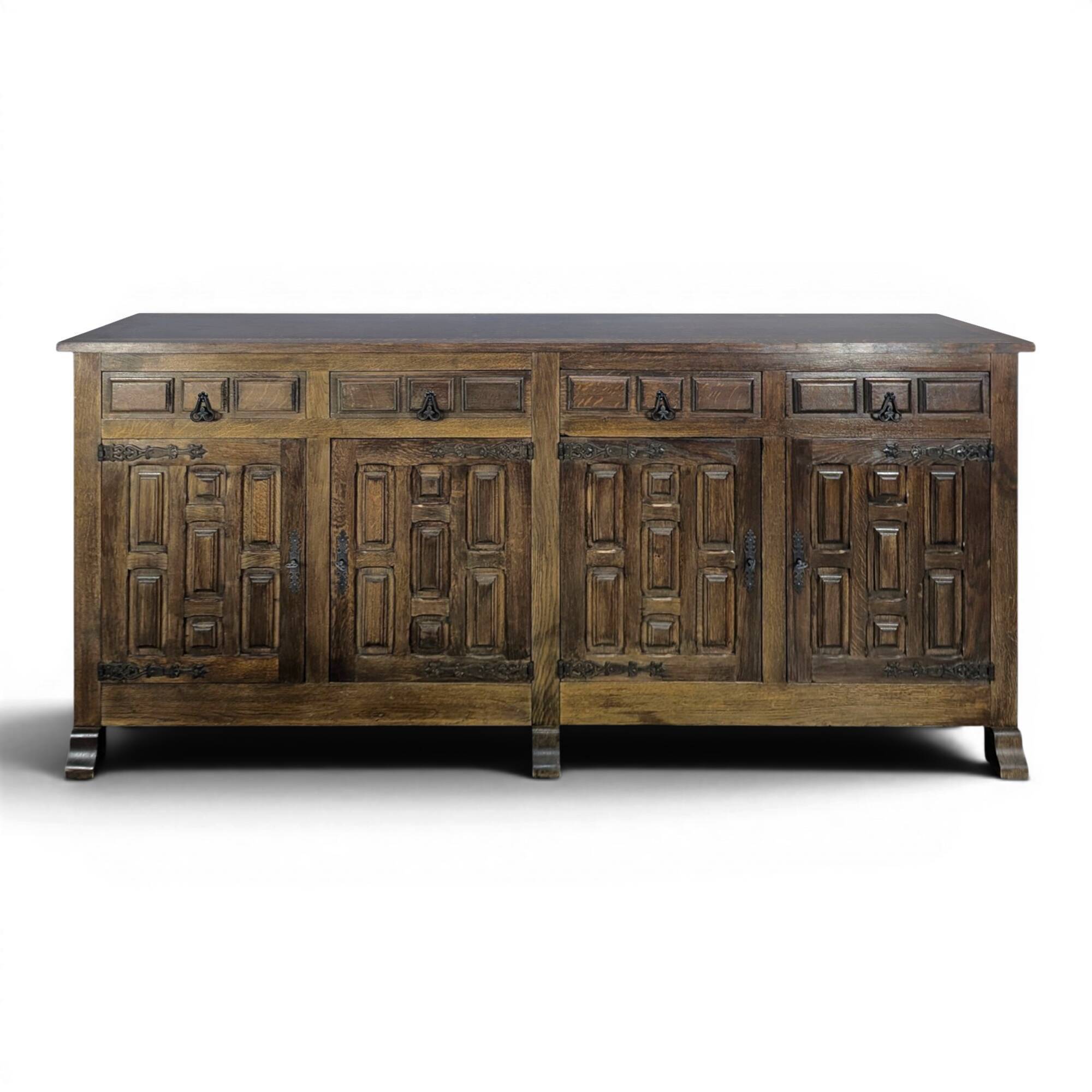 Spanish enfilade in solid oak