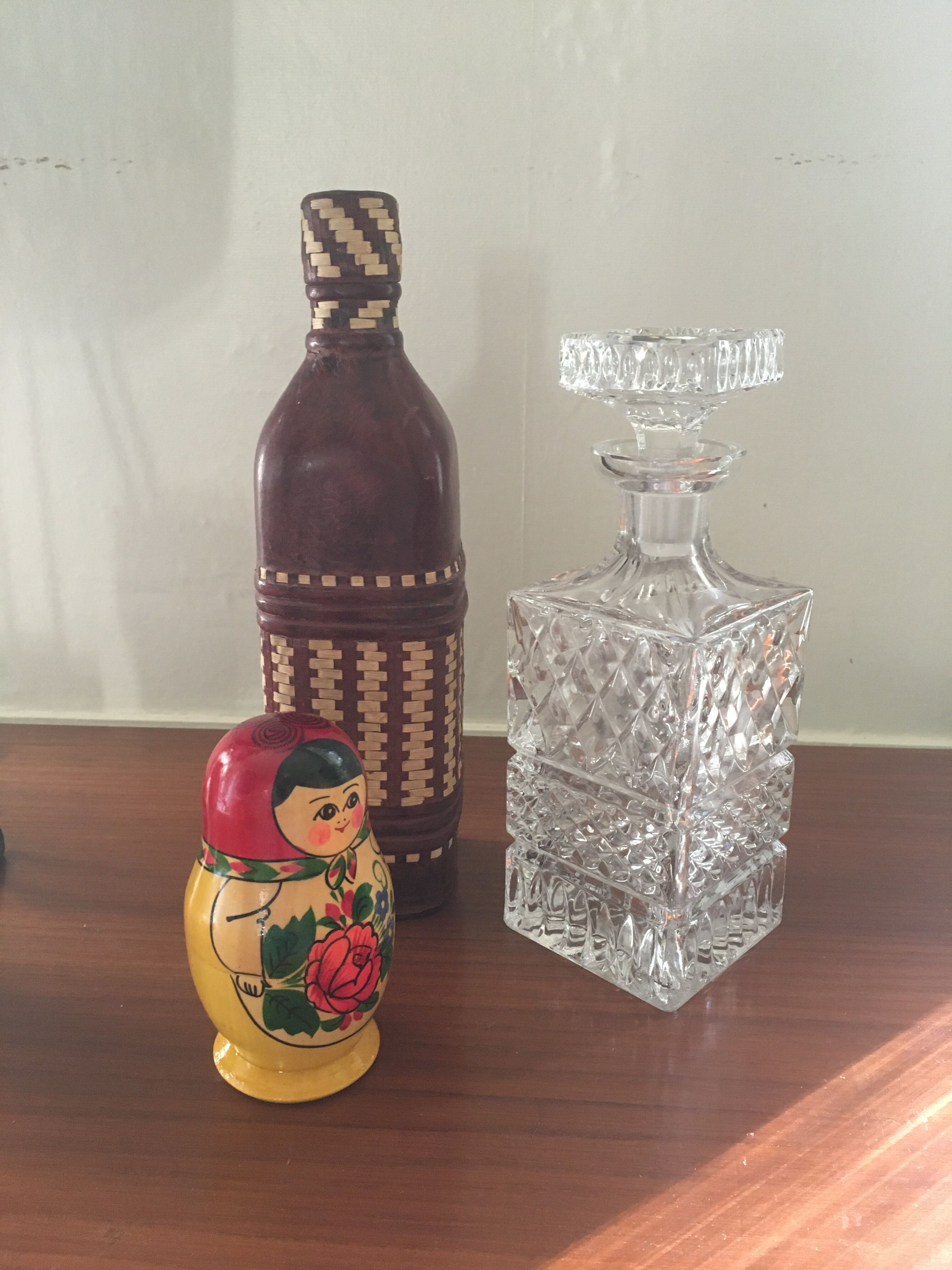 Crystal whisky carafe