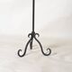 Brutalist iron candlestick, 1950s