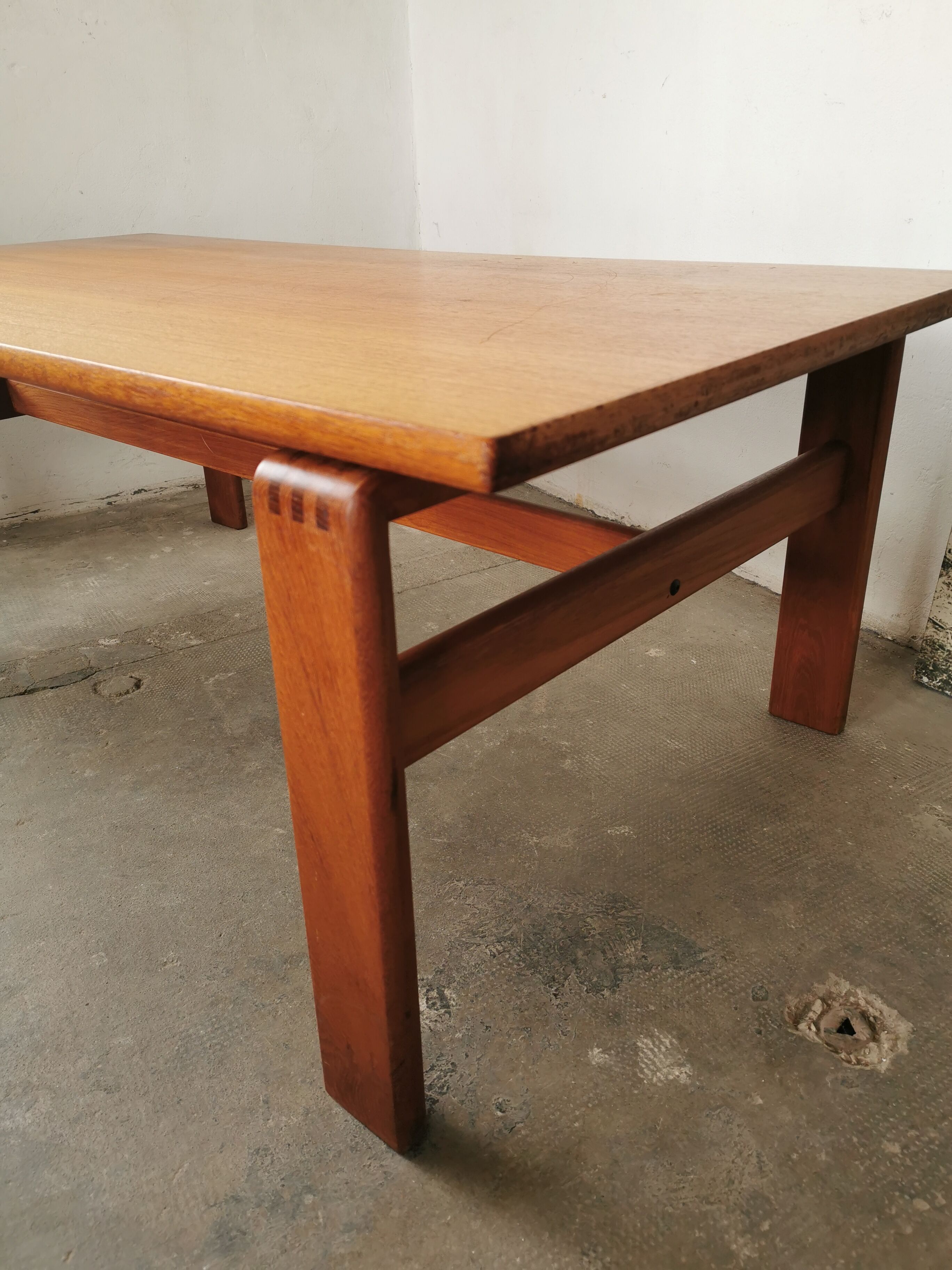 Scandinavian style teak coffee table