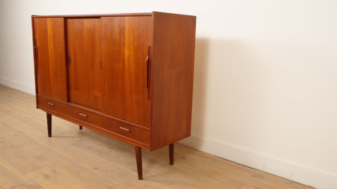 Buffet vintage | Armoire murale | Teck | 154 cm