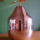 Vintage pear ice bucket in silver plated metal (silver plate)